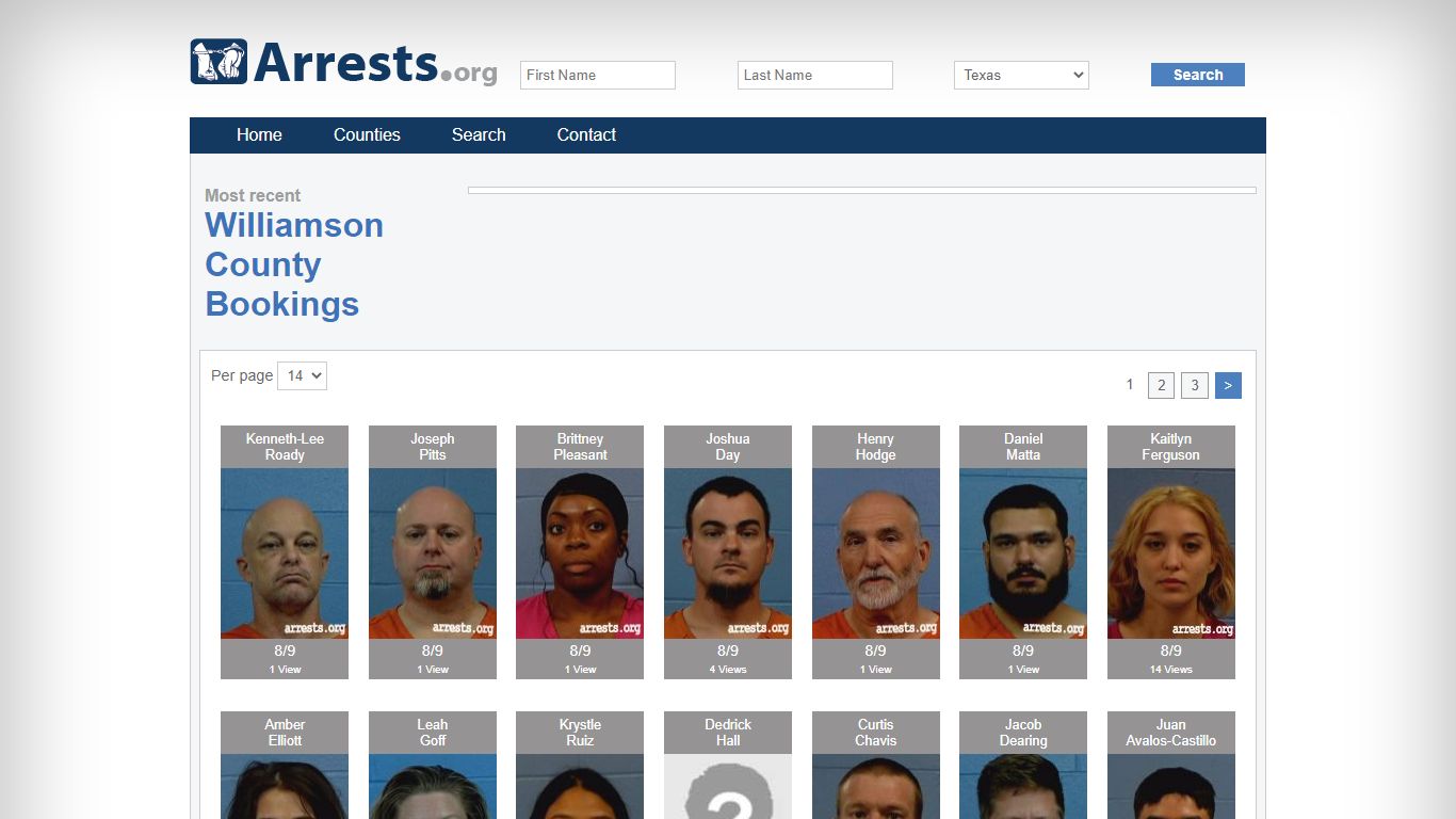 Williamson County Arrests and Inmate Search