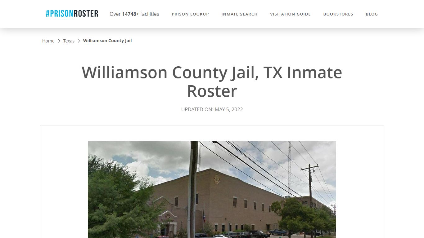 Williamson County Jail, TX Inmate Roster - Inmate Locator