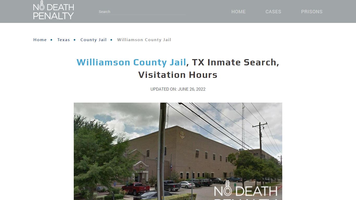 Williamson County Jail, TX Inmate Search, Visitation Hours